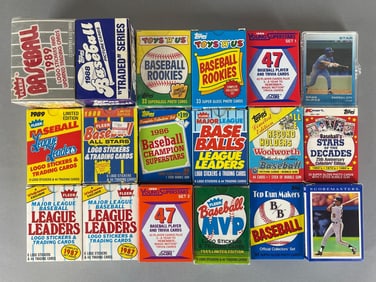 2- 1987 Toys R Us Sets, 1989 Fleer Update Set + 17 Other Small Sets
