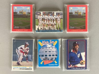 6 - 1986 - 93 Coca-Cola and Kodak Chicago White Sox Unopened Team sets