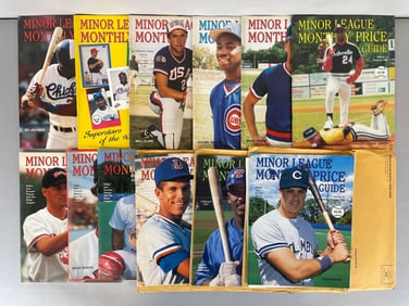 Rare 13 - 1989 - 90 Mary Huston Minor League Card Monthly Price Guides