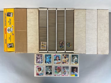 7500+ 1980s - 90 Baseball Cards with HOFs, Stars, and Rookies
