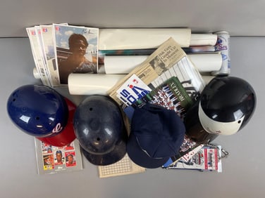 Group of Chicago White Sox Memorabilia, Posters, Hats, Programs, and More
