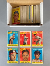 150 - 1958 Topps Baseball High Numbers with HOFs, Stars, and Rookies