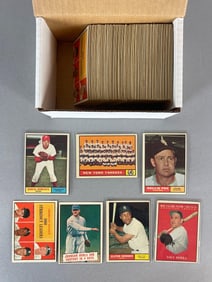 220+ 1961 Topps Baseball Cards with HOFs