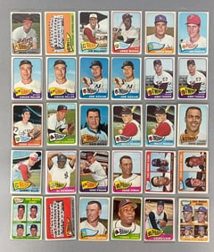 30 - 1965 Topps Baseball High Numbers with Stars and Team Cards