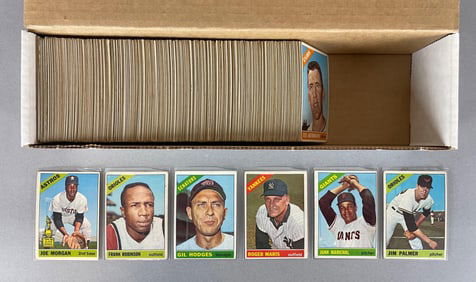 420+ 1966 Topps Baseball Cards with HOFs, Stars, and Rookies