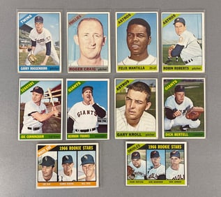 10 - 1966 Topps Baseball with High Numbers with HOF
