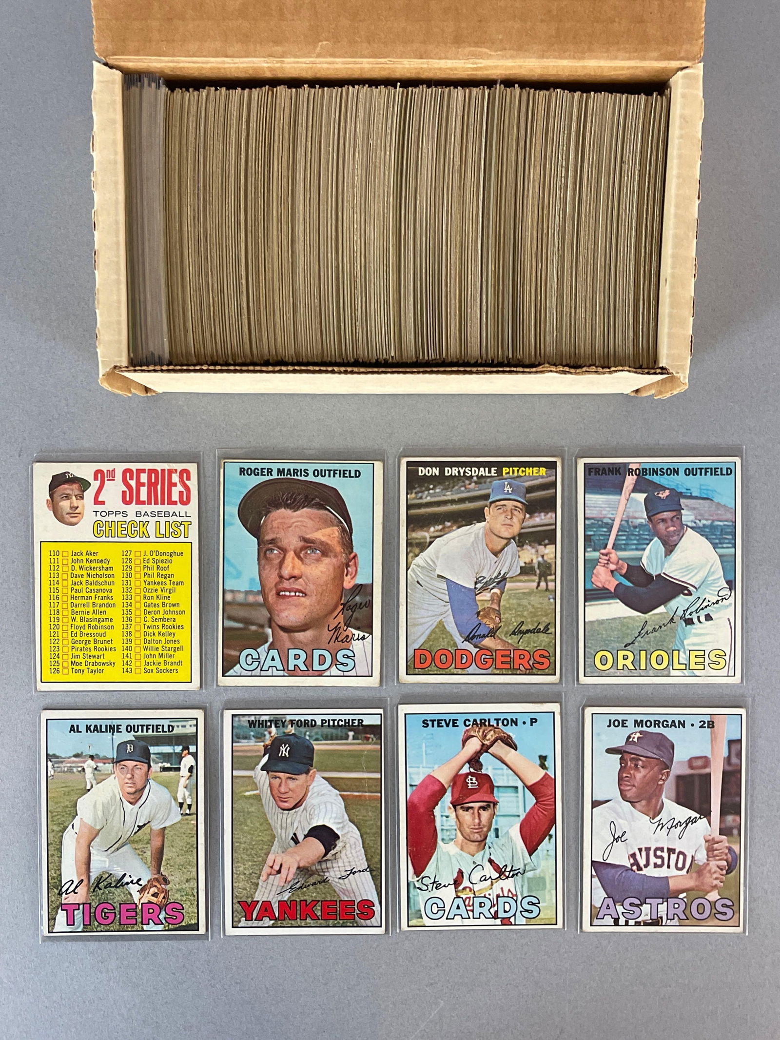 380+ 1967 Topps Baseball Cards with HOFs, Stars, and Rookies (1 of 3)