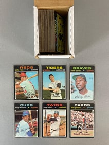 70+ 1971 Topps Baseball Cards with HOFs, Rookies, and High Numbers