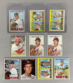 10 - 1967 Topps Baseball High Numbers Cards with Rookies