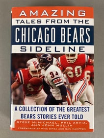 Steve McMichael Signed Tales from The Chicago Bears Sideline Book