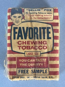 1960s Nellie Fox Favorite Chewing Tobacco Sealed Pack