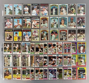 80+ 1970 - 75 Topps Baseball HOFs, Rookies, and Stars