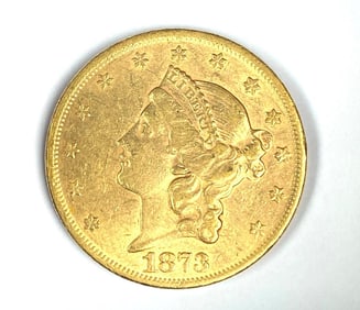 1873 $20 US Liberty Gold Head Coin