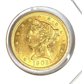 1992-S  $5 US Gold Liberty Head Coin
