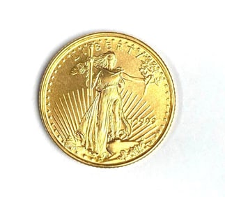 1999 US $5 1/10th oz American Gold Eagle