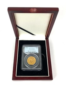 1913 $10 US Gold Indian Head PCGS Graded MS62