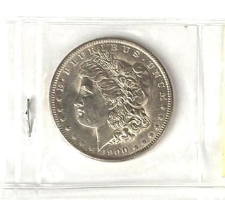 1900 O US Morgan Silver Dollar AGA Graded MS 64/64
