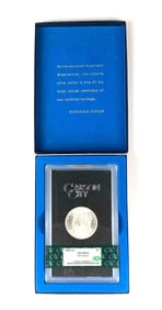 1883 US Mint Carson City Morgan Silver Dollar CAC Graded MS63