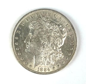 1884 O US Morgan Silver Dollar