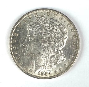 1884 O US Morgan Silver Dollar