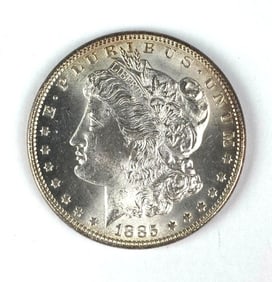 1885 US Morgan Silver Dollar