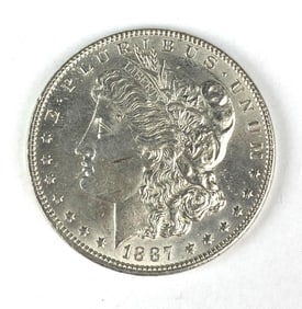 1887 US Morgan Silver Dollar