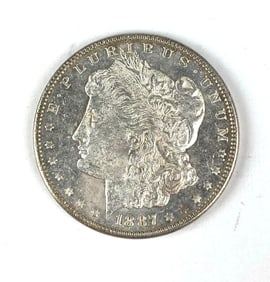 1887 US Morgan Silver Dollar