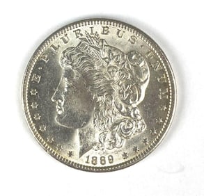 1889 US Morgan Silver Dollar