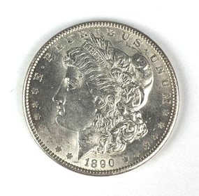 1890 US Morgan Silver Dollar