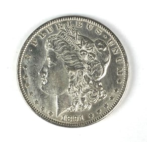 1891 US Morgan Silver Dollar