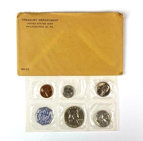 1959 US Mint Philadelphia Coin Proof Set