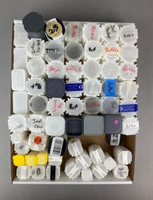 Group of 61 Empty Assorted Coin Tubes