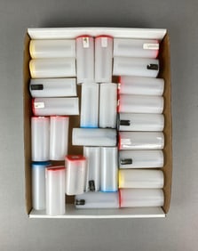 Group of 26 Empty Coin Tubes