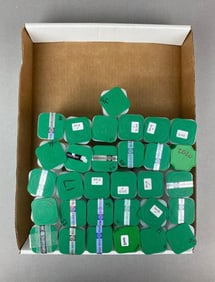 Group of 31 Empty Coin Tubes