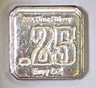 RARE 1/4 oz .999 Fine Silver Bar