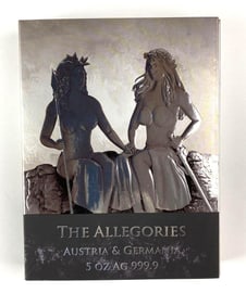 Germania Mint The Allegories: Austria and Germania 2021 5 oz Ag 999.9