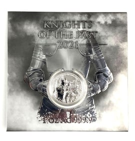 Germania Mint Bank of Malta  2021 Knights of Past BU 1 oz Ag 999.9