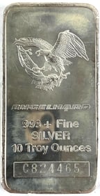 Engelhard Eagle 10 oz .999 Fine Silver Ingot/Bar