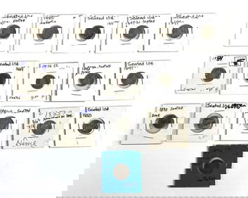 Group of 16 US Seated Liberty Silver Dimes