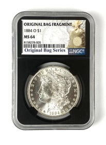 1884 O US Morgan Silver Dollar NGC Graded MS64