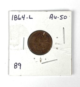 1864 L US Indian Head Cent