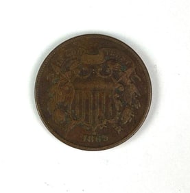 1869 US Two Cent Piece