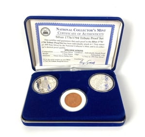 National Collectors Mint Silver 1776/1794 Tribute Proof Set