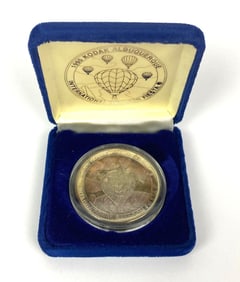 1995 KAIBF  Air Balloon 1 oz .999 Fine Silver Commemorative Coin