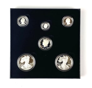 2021 US Mint American Eagle Silver Proof Coin Set