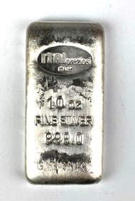 Italpreziosi 10oz .999 Fine Silver Ingot/ Bar