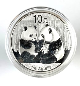 2009 China 1oz .999 Fine Silver Round