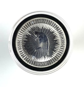 2022 Australia Queen Elizabeth II 1oz .999 Fine Silver Round