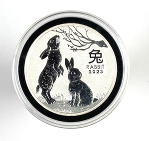 2023 Australia Queen Elizabeth II 1oz .999 Fine Silver Round