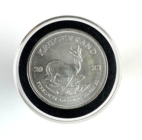 2023 Krugerrand South Africa 1oz .999 Fine Silver Round